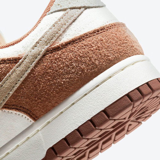 Nike Nike Dunk Low White Brown Wheat Color Low Top Casual Board Zapatos DD1390-100 40.5