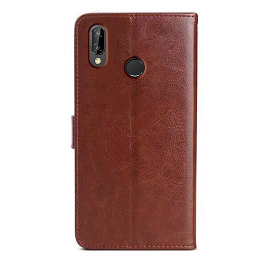 Ju Xiaozhi eignet sich für Huawei Nova3e Mobile Handy Case Flip Leder Hülle Ane-Al00 Wallet Card Case voll ausgestattete Anti-Fall-Weiche Innenschalen-Magnetschnalle-Schutzschutzabdeckung für Männer und Frauen Nova3e [Raw Blue]