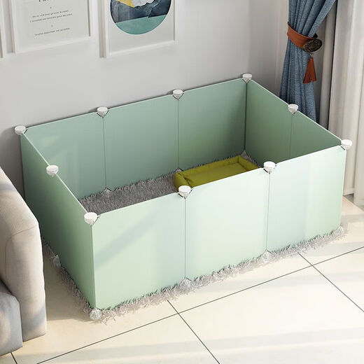 Raft core kitten cage kitten fence dog small dog rabbit indoor home isolation guardrail fence dog fence pet fence standard A type/6 pieces/70*35*35 resin paint