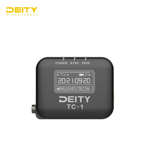 DEITY TC-1 time coder microphone video recording radio compatible with long battery life compact and lightweight remote APP control interconnected multi-camera time code synchronization time code Time Code (suite version)