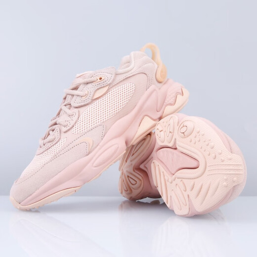 阿迪达斯 （adidas）春季新款三叶草运动鞋OZELIA经典复古小椰子运动休闲鞋GX4024 粉色/GW9738 38 (235mm)