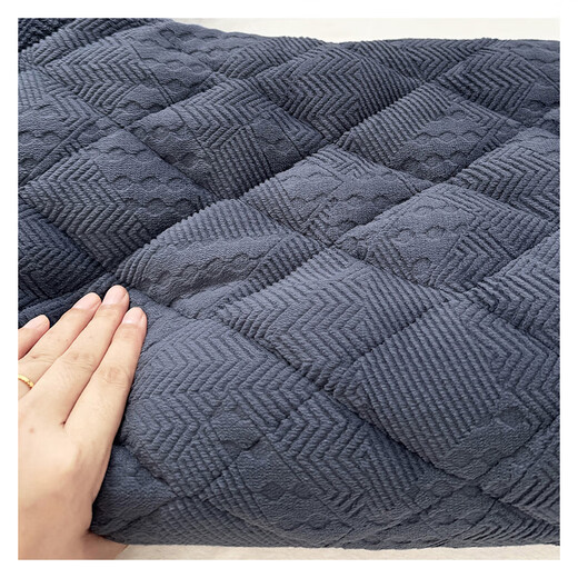 Suiyue Pyjamas Herren Winter verdickter Plüsch-Samt dreischichtige Baumwollkorallen-Samtflanellanzug mittleren Alters und ältere Hauskleidung Daddy Anzug N9926f Blaumilch Velvet Upgraded Dicked XL Code (120-140jin [Jin gleich 0,5 kg]))