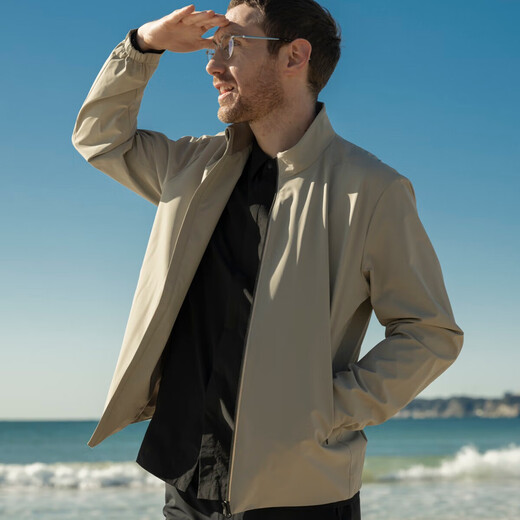 CARE OF LORD Navigator Series Spring and Autumn Jacket Men's Casual Stand Collar Commuting Business Stretch Jacket 7677 Classic Navy M