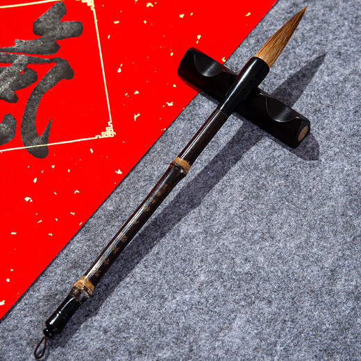 Meilin Penzhuang couplet brush Spring Festival writing couplet pen ink paper inkstone pen Spring couplet blessing pen large large regular script calligraphy large character special extra large entry-level calligraphy couplet brush