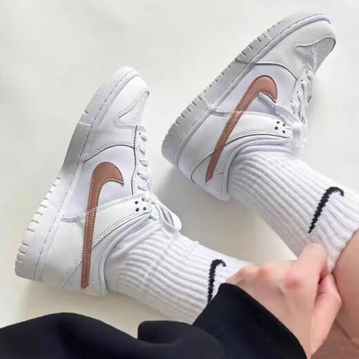 耐克（NIKE）DUNK LOW潮流百搭运动户外板鞋DH9765_100 白色 36.5 /37.5鞋内长一样随机发货