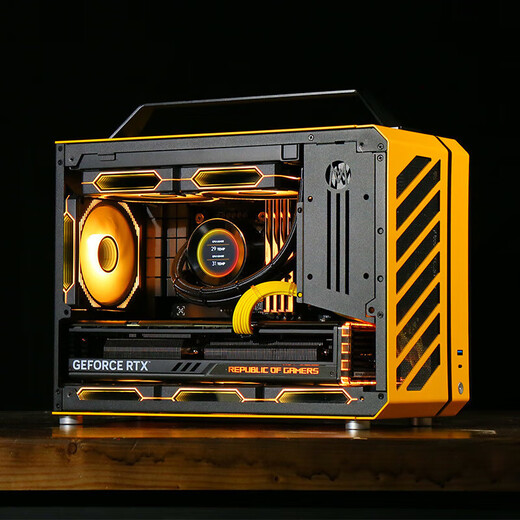 GIGABYTE AMD R7 9700X with RX9070XT/5080 Mechanical Master Little Sugar Cube C+MAX Portable ITX Small Steel Cannon Gaming Chicken AI Drawing Desktop Computer Host 1 Ryzen 7 9700X丨Optional Independent Graphics Card