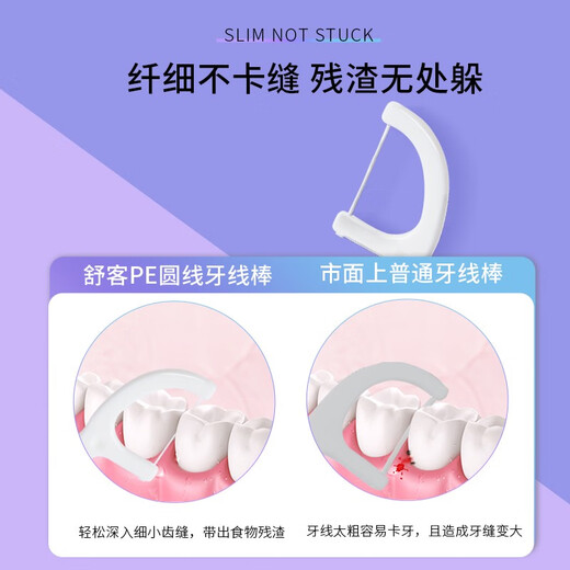 SHUKE Professional Dentes Nettaiteur TILE, Pruisible de dentif des dents Joints de dents, protection des dents rondes 100 morceaux * 3 sacs de nouveau et ancien aléatoire