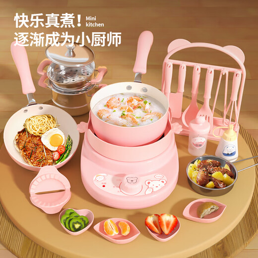 食玩真煮迷你厨房真煮套装网红做饭益智过家家男孩女孩生日礼物7-14