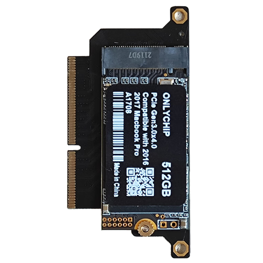 NurChip -kompatibel mit 2016 2017 MacBook Pro A1708 Apple Laptop SSD Solid State Drive 1TB Adapter Version