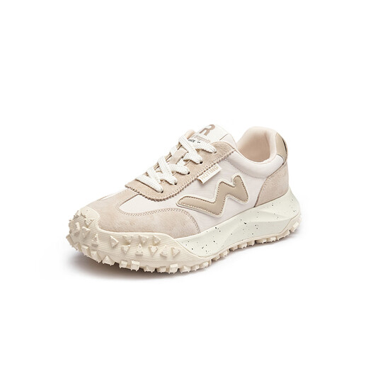 Red Dragonfly Fashion Casual Women's Shoes New Retro Thick Sole Board Shoes Trendy Sneakers Forrest Gump Shoes Running Shoes WLB14070 Apricot Color 38