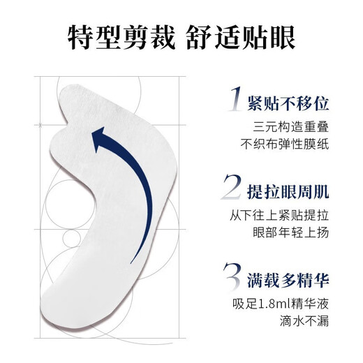 蛇毒（Spa treatment）蓝眼膜烟酰胺贴淡化细纹紧致升级版60枚女生生日礼物