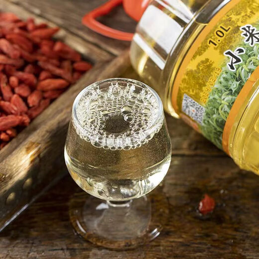 Eryabei Northeast Grain Millet Pure Wine Pure Grain Brewing 42 degrés Northeast Millet Wine Wine Golden Millet Wolfberry Wine Barrel Wholesale 1 Barrel 1L [2jin [Jin est égal à 0,5 kg] pack]