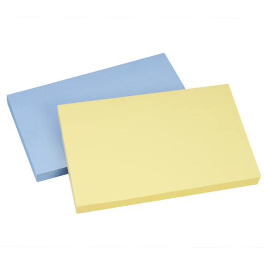 Publicaciones de Boletín de 3M/Libro de mensajes autoadhesivos/nota pegatinas/calcomanías de memo/oficina/revisión/examen/suministros de estudio 655S-2PK-1 azul y amarillo 2 libros en total 180 imágenes