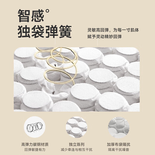 Yalan Latex Mattress Natural Jute Independent Spring Mattress Youdu. Ultimate Edition 3.0 1.8x2 meters Harder