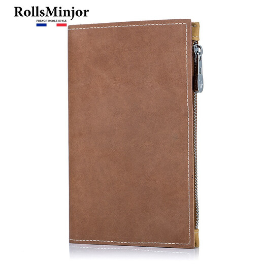 Rolls Mg UK Passport protecteur sac de protection Vérite en cuir authentique Men et femmes anti-vol Voyage multifonction Air Ticket Clip Id Sac Changement Carte de cartes Hidden Bleu Hidden
