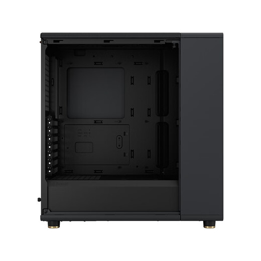 Fractal DesignNorth FD chassis mid-tower black Mesh mesh air cooling supports ATX white desktop comes with 2*14cm fan 360 water-cooled graphics card 355 walnut panel computer North charcoal black tempered glass (dark)