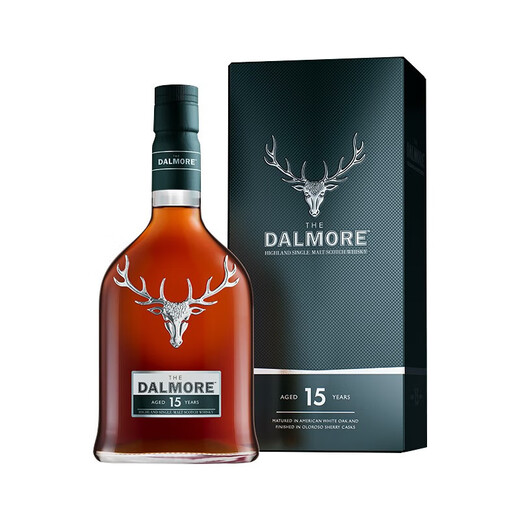 DALMORE licensed DALMORE Scottish single malt whiskey imported from the UK DALMORE 15 years 700mL 1 bottle