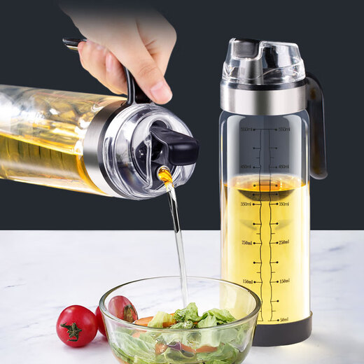 Newair glass oil bottle seasoning box set oil bottle salt jar seasoning rack seasoning bottle seasoning jar kitchen storage rack