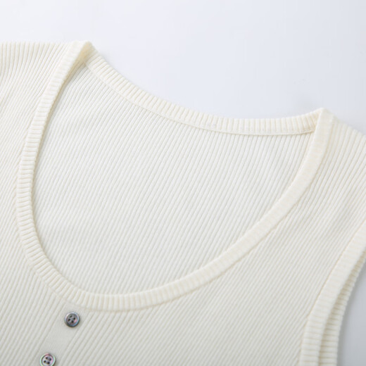 Fibra Mostrar ropa de gran tamaño para mujeres Simple redondo redondo versátil delgado y cómodo chaleco interior Sling Fat MM2024 Nuevo modelo de invierno 4885 Apricot XL