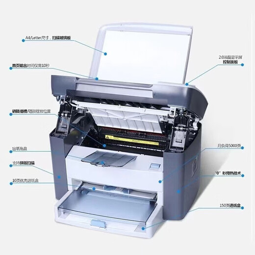 惠普全新HPM1005黑白激光多功能一体机复印扫描家用办公小型A4打印机 全新HPM1005【含三个原装硒鼓】 官方标配(电脑打印)