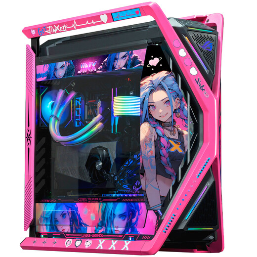 ASUS ROG GR701 Creation God Ryzen R7 9800X3D/5070TI/5080 customized ROG family bucket theme game assembly computer game console desktop complete machine Package 2 Ryzen R7-7800X3D+5070