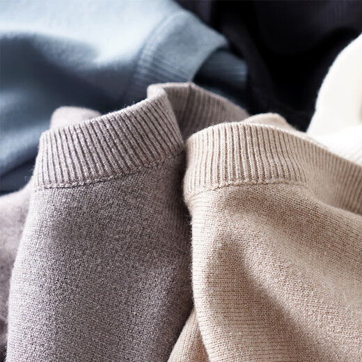 JeansWest Z crew neck sweater men's and women's simple sweater sweater ANJ56 gray (regular style) XL