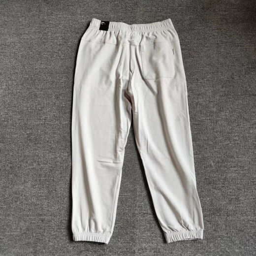 Adidas (Adidas) Jogginghose Herrenhosen 2025 Frühling und Herbst Casual Hosen Strickhosen Lose Lose bequeme atmungsaktive Hose IP3927 Hellgrau XL