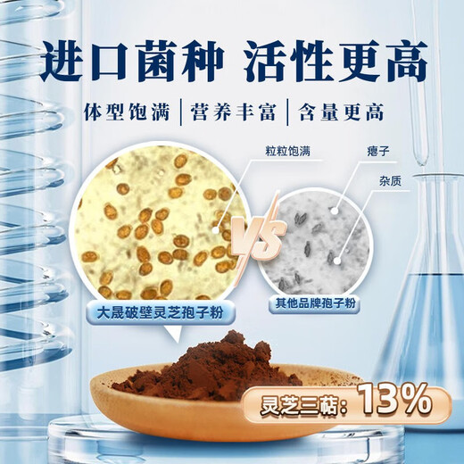 大晟破壁灵芝孢子粉2g*90包礼盒装 增强节免疫力 送长辈送爱人礼物盒