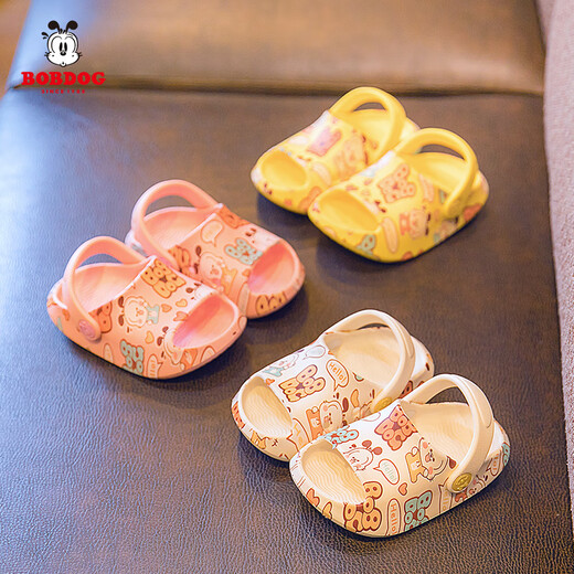 Babu Dou Children's slippers Boys and girls Cave Shoes Beach Shoes Baby Sandals Children Sandalot Summer Summer Rice Bai 160 Code