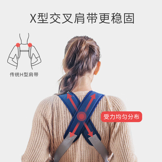 Aiebao Baby Strap multifuncional correa para bebés correa hacia atrás y hacia atrás correa de espalda de gris claro tamaño de uniforme