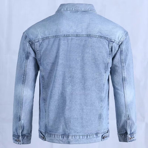 Tang No. Jean veste pour hommes 2025 Spring Nouveau style confortable tendance de mode basique adolescente rétro hommes veste 684 Black Gray XL