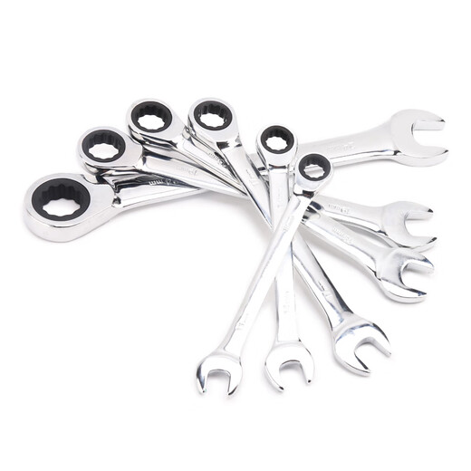 ELECALL fixed head ratchet wrench 14mm industrial household open dual-purpose torx wrench labor-saving ET090114