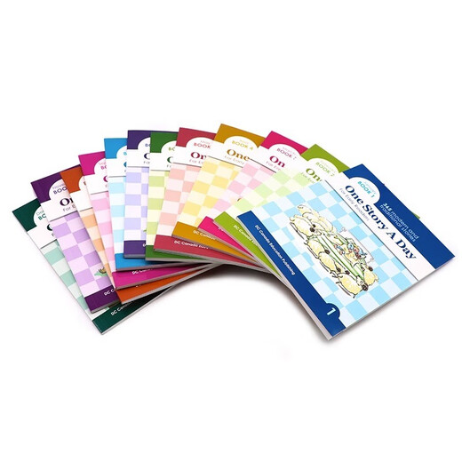 365天天故事系列 12册 小学版 （One story a day）亲子英语课外阅读绘本 英文原版进口 8-15岁 蓝思值300L-700L 小学礼物 小学教辅