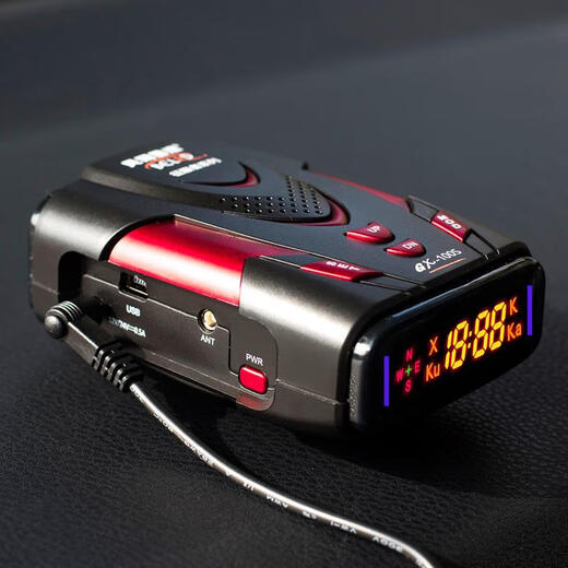 Conqueror Electronic Dog Bell Radar Safety Warning Instrument Vehicle-mounted Full-band Fixed Mobile Speed Measurement Free Upgrade