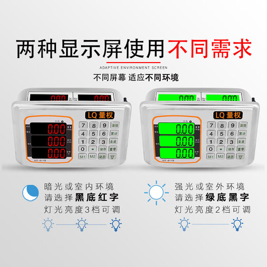 Weighing cargo electronic scale with wheels folding 500kg electronic scale commercial scale 1000k purchasing agent with wheels 45*60 double display steel buttons 500kg