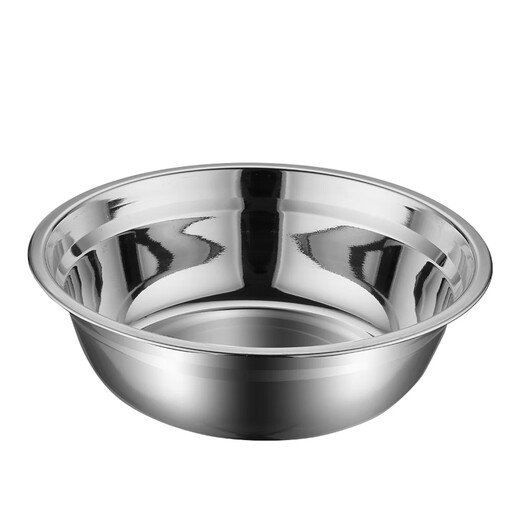 Vnash 304 stainless steel basin soup basin thickened vegetable basin rice basin kitchen basin salad seasoning basin commercial household 20cm