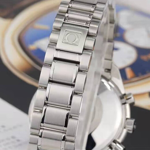[Second-Hand 95 New] Omega (Omega) Herren Watch Speedmaster-Serie Chronograph Function Watch Automatische mechanische Second-Hand-Uhr 39 Blue Disc Acht-Pin-Stahlgürtel-3523.80.00