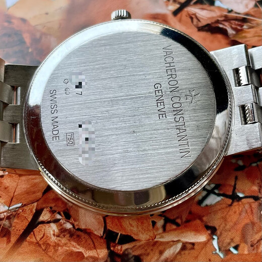 [Второй рукой 99 Новый] Vacheron Constantin Watch Men's Watch Watch Negritance Series 18K Gold Mechanical Mechanical Большой трехсел.
