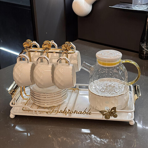 Xibaisheng Housewarming Gifts, Practical Tea Sets, Wedding Gifts, New Home Conservatories, Warm House Cups, Light Luxury Tea Sets, 16-piece Gift Box, Type 886 B