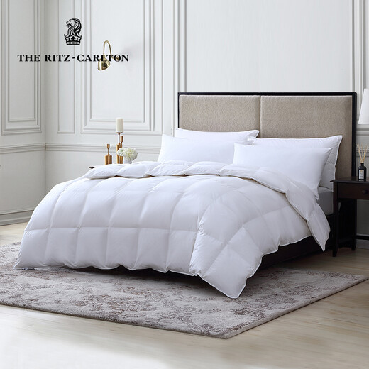 Ritz-Carlton Hotel White Goosevelt Quilt Core Herbst und Winter Down Quilt Single und Double Winter Dicked warme Quilt reines Baumwollfeder und Herbst 220x240 cm (für 1,8 m Bett) 1478G Herbst- und Wintermodell