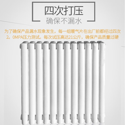 Coolpad 6030 radiator household water heating radiator color steel two-column radiator wall-mounted copper-aluminum vertical engineering piece 60*30 center distance 30cm (1.5 wall thickness)