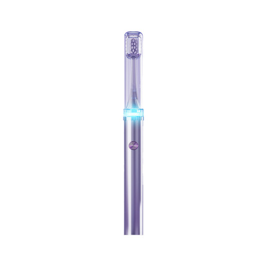 KONKA electric toothbrush, small star diamond, sonic magnetic levitation, fully automatic sterilization, purple light, sterile chamber, charging model, smart soft hair, men and women, adults, gift box, waterproof, double couple model, lavender + silver white + 4 brush heads + 2 purple light chambers