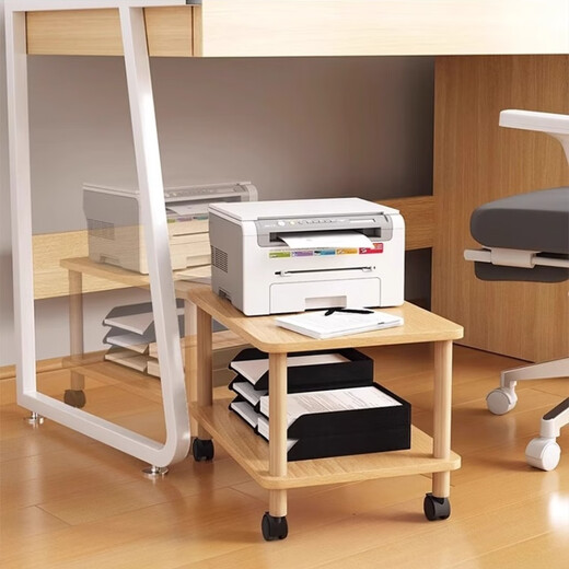 Don't forget the time printer storage rack floor base household bracket mobile rack table storage rack photocopier placement bracket. The color distance between the wood is 1049*44*22.7cm