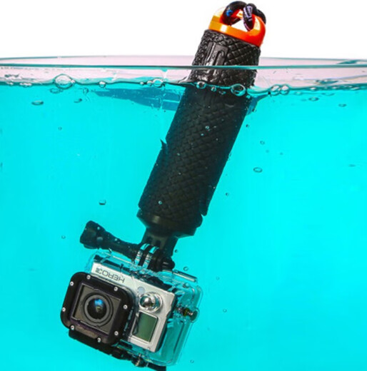 Yaofeng suitable for Gopro11/10 diving non-slip buoyancy stick Hero9/8/7 sports camera underwater floating action3/4 selfie stick accessories orange