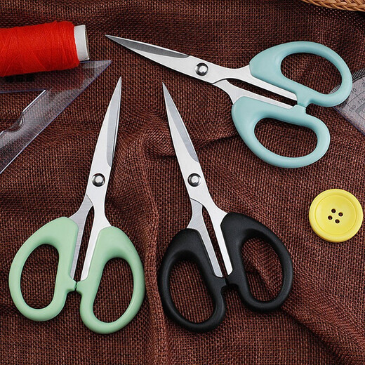 Xiaohongshu's same style ins style mint green handmade small scissors student girl heart simple and sharp green medium size other