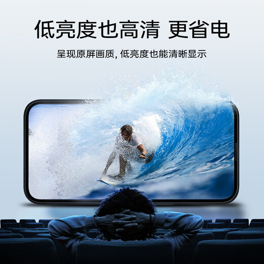 Yise is suitable for Apple 16e/14/13 tempered film iPhone13/13pro/14/16e mobile phone film HD anti-fingerprint film full screen covering protective film

