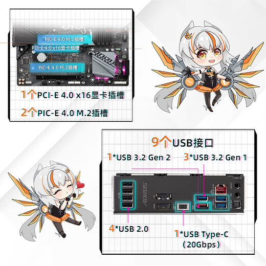 Gigabyte B760M Aorus Elite DDR4 Материнская плата поддерживает ЦП 13700KF 13600KF 12600KF Intel B760 LGA 1700