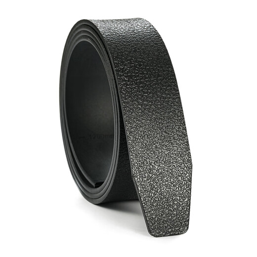 Pengjing Belt Men's Casual Headless Belt Strip No Buckle Head Automatic Buckle Business Belt Belt Body Pure Belt Body Men's Style Without Head Random Style 1 Pack