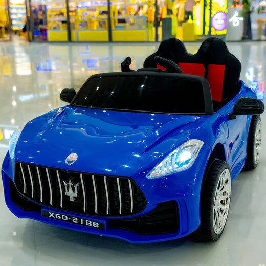 
Lulu Mouse children's electric car four-wheeled remote control baby car men and women children toy car can be seated in four-wheel drive charging stroller black + dual-wheel drive + leather seat + remote control