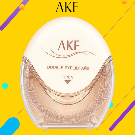 AKF double eyelid patch invisible natural lace double eyelid patch Female invisible double eyelid patch super invisible traceless natural 120 patches AKF replacement bag-bud tip type XS
